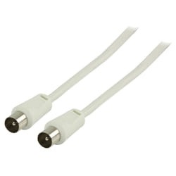 Valueline VLSP40200W15 câble coaxial 1,5 m Blanc