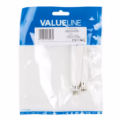 Valueline F - F, 0.2m câble coaxial 0,2 m Blanc