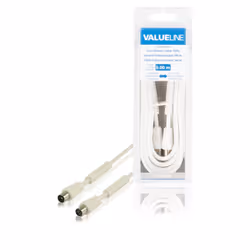 Valueline VLSB40010W50, 5 m, Blanc