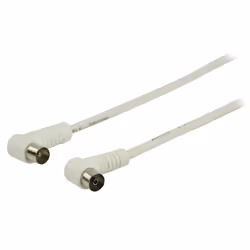 Valueline VLSB40100W30 câble coaxial 3 m Blanc