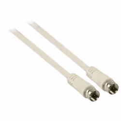 Valueline VLSB41000W20 câble coaxial 2 m F Blanc