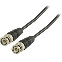Valueline 2m BNC m/m câble coaxial Noir