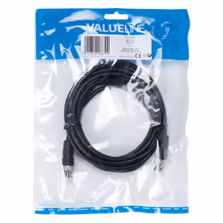 Valueline 3m BNC m/m câble coaxial Noir
