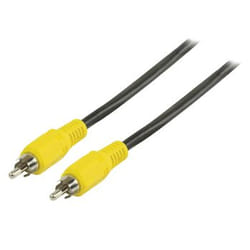 Valueline 2m RCA m/m câble video composite Noir