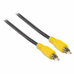 Valueline 2m RCA m/m câble video composite Noir