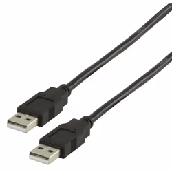 Valueline VLCB60000B20 câble USB 2 m USB 2.0 USB A Noir
