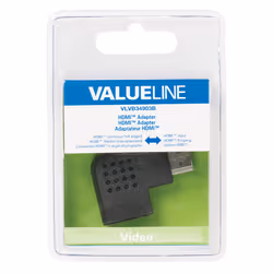Valueline VLVB34903B changeur de genre de câble HDMI Noir