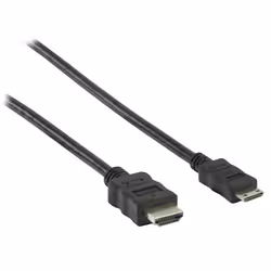 Valueline VLMB34500B20 câble HDMI 2 m HDMI Type A (Standard) HDMI Type C (Mini) Noir