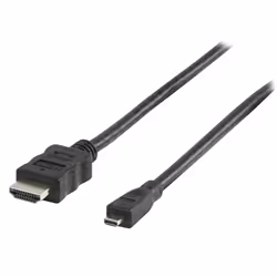 Valueline VLMB34700B20 câble HDMI 2 m HDMI Type A (Standard) HDMI Type D (Micro) Noir