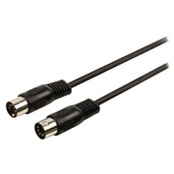 Valueline VLAP20000B20 câble audio 2 m DIN (5-pin) Noir