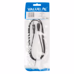 Valueline VLAP21000B10 câble audio 1 m 2,5 mm Noir