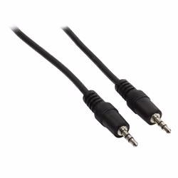 Valueline VLAP22000B20, 3,5mm, Mâle, 3,5mm, Mâle, 2 m, Noir
