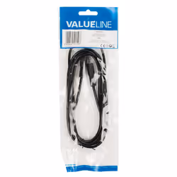 Valueline VLAP22000B20 câble audio 2 m 3,5mm Noir