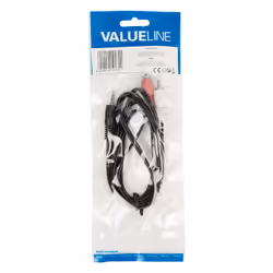 Valueline VLAP22200B15 câble audio 1,5 m 3,5mm 2 x RCA Noir, Rouge, Blanc