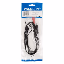 Valueline VLAP22200B20 câble audio 2 m 2 x RCA 3,5mm Noir, Rouge, Blanc