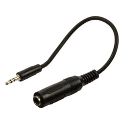 Valueline VLAP22550B02 câble audio 0,2 m 3,5mm 6,35 mm Noir