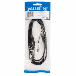 Valueline VLAP23000B20 câble audio 2 m 6,35 mm Noir