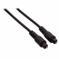 Valueline Toslink, 1m, TOSLINK, Mâle, TOSLINK, Mâle, 1 m, Noir