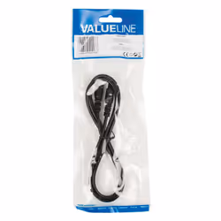 Valueline Toslink, 1m câble audio Noir