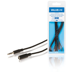 Valueline VLAB22050B20 câble audio 2 m 3,5mm Noir
