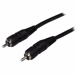 Valueline VLAB24170B20 câble audio 2 m RCA Noir