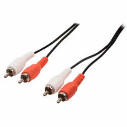 Valueline VLAB24200B15 câble audio 1,5 m 2 x RCA Noir, Rouge, Blanc