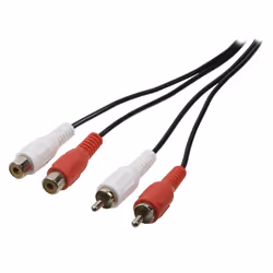 Valueline VLAB24205B50 câble audio 5 m 2 x RCA Noir, Rouge, Blanc