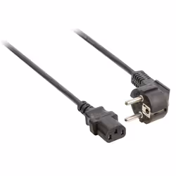 Valueline VLEP10000B20, 2 m, Prise d'alimentation type F, Coupleur C13