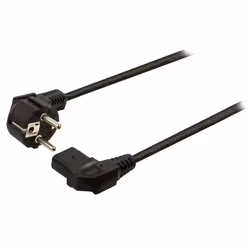 Valueline VLEP10020B30, 3 m, Prise d'alimentation type F, Coupleur C13