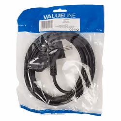 Valueline VLEP10020B30 câble électrique Noir 3 m Prise d'alimentation type F Coupleur C13