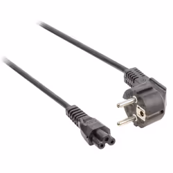 Valueline VLEP10100B20, 2 m, Prise d'alimentation type F, Coupleur C5