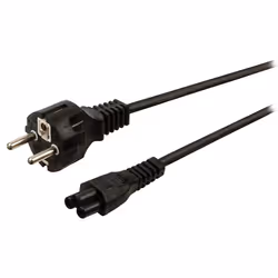 Valueline VLEP10130B30, 3 m, Prise d'alimentation type F, Coupleur C5