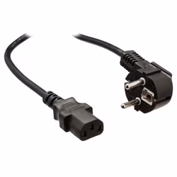 Valueline VLEB10000B20 câble électrique Noir 2 m Prise d'alimentation type F Coupleur C13