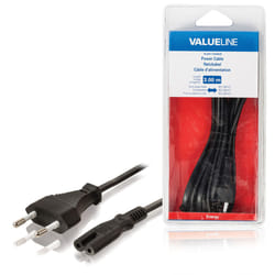 Valueline VLEB11040B30 câble électrique Noir 3 m CEE7/16 Coupleur C7