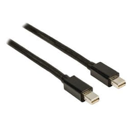 Nedis VLCP37500B30 câble DisplayPort 3 m Mini DisplayPort Noir
