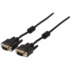 Valueline 2m VGA m/m, 2 m, VGA (D-Sub), VGA (D-Sub), Mâle, Mâle, Noir