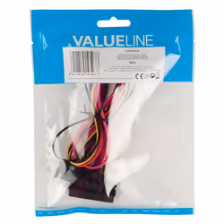 Valueline VLCP73125V05 câble SATA 0,5 m SATA 22-pin Noir, Rose
