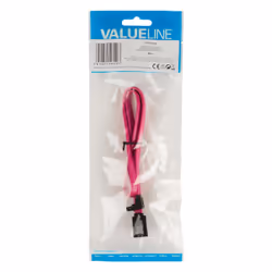 Valueline VLCP73155R05 câble SATA 0,5 m SATA 7-pin Rouge