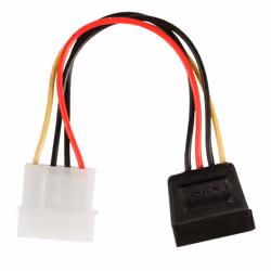 Valueline VLCB73500V015, 0,15 m, SATA 15 broches, Mâle, Femelle, Multicolore, 108 mm