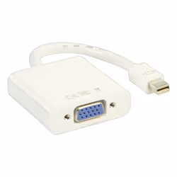 Valueline VLMB37850W02 câble vidéo et adaptateur 0,2 m VGA (D-Sub) Mini DisplayPort Blanc
