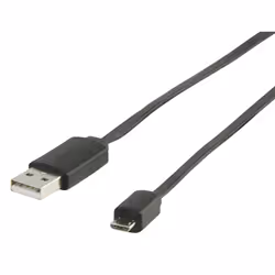 Valueline VLMB60410B10 câble USB 1 m USB 2.0 USB A Micro-USB B Noir