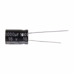 Fixapart 1000/16PHT, Fixed capacitor, Aluminium, Cylindrique, Noir, Secteur, 20%