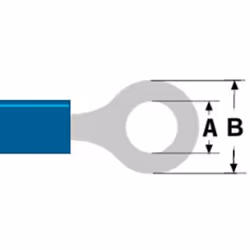 Valueline ST-102, Bleu, PVC, 4,3 mm, 8 mm, 20,5 mm, 100 pièce(s)