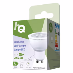 HQ HQLGU10MR16003 ampoule LED Blanc chaud 2700 K
