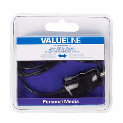 Valueline VLMB60890B10 chargeur d'appareils mobiles Universel Noir CC Auto