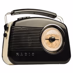 König HAV-TR900BL, Portable, DAB+, FM, 3,5 mm, Noir, Or, C, C