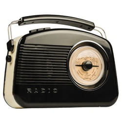 König HAV-TR900BL Radio portable Noir, Or