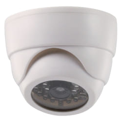 König SAS-DUMMYCAM60 caméra de surveillance factice Blanc Dôme