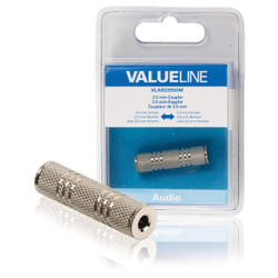 Valueline VLAB22950M changeur de genre de câble 3.5mm 3,5mm Argent