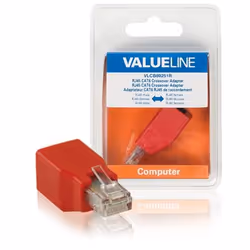 Valueline RJ45/RJ45, CAT6, Rouge